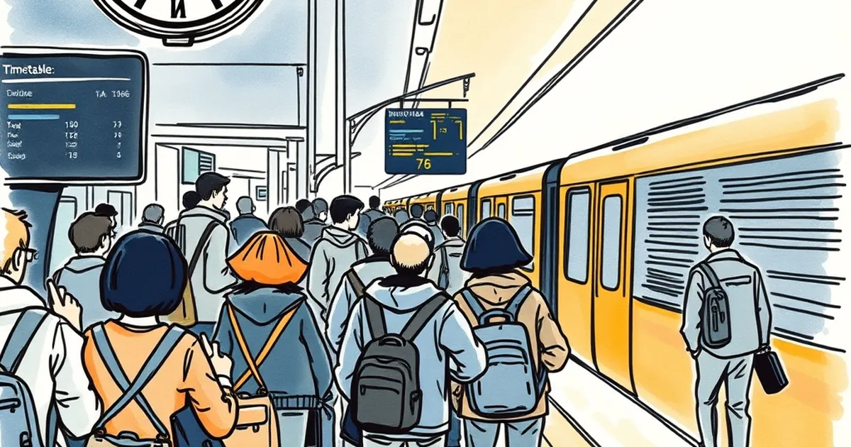 Commuters Overestimate Saves 6 Minutes on Timetables That Never Change